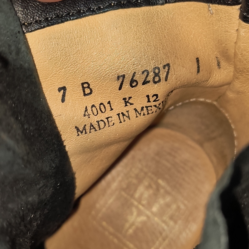 Frye Sylvia Leather Ankle Boots Size 7 - Picture 7 of 9